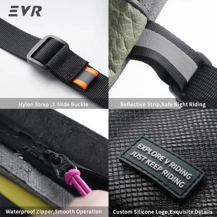 Sac à dos de vélo EVR pour homme et femme, sac de vélo de route, imperméable, léger, pour le cyclisme en plein air