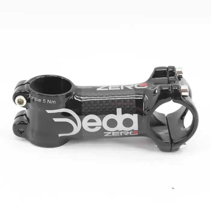 Tout nouveau JEDA argent route carbone tige de vélo en alliage 31.8*60-120mm 6 17 degrés Angle VTT t