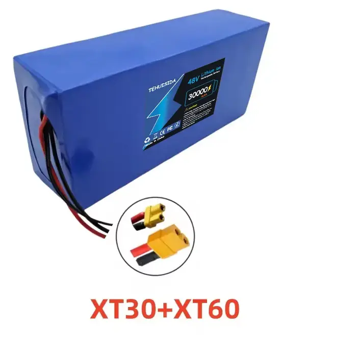 100% tout neuf Original 48V 30AH 13S6P 48V 30000 MAH 2000W intégré 50A BMS batterie de Scooter électrique