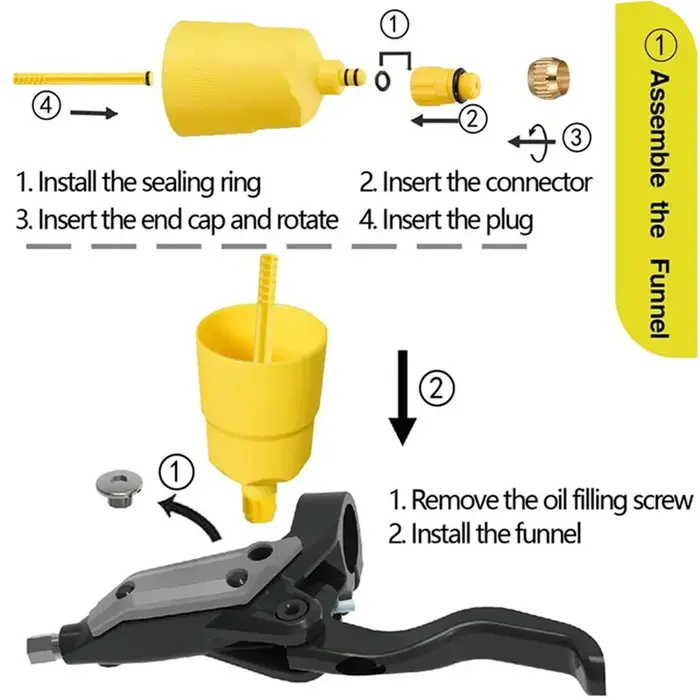 Kit de freins à disque hydrauliques pour Shimano