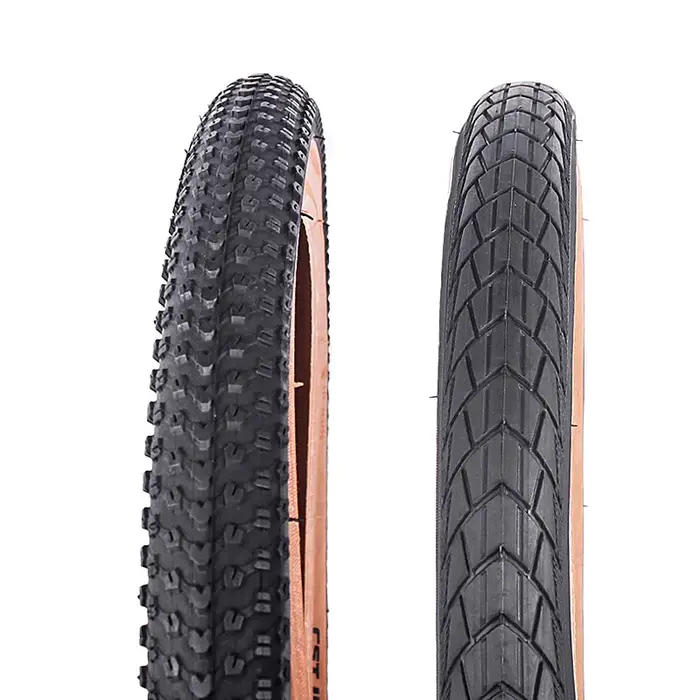 CST 20 pouces pneus de vélo 406 20X1.75 20X1.95 bord de peau marron rétro pneu