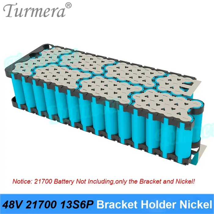 Support de batterie vélo électrique 21700 robuste en ABS et PC avec nickel de soudage pour montage personnalisé 48V 52V 60V