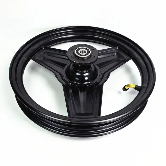 Roue avant de trottinette électrique pliable de 14 pouces, pneu solide sous vide 14x2.125, moyeu en fer, ensemble de roue pour trottinette électrique, pièces de rechange