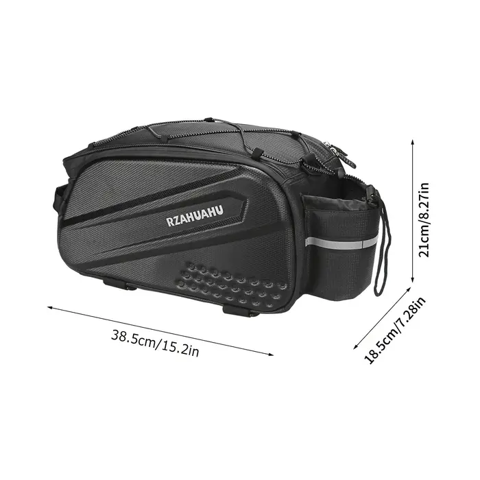 Sac de selle arrière pliable grande capacité pour vélos électriques et VTT