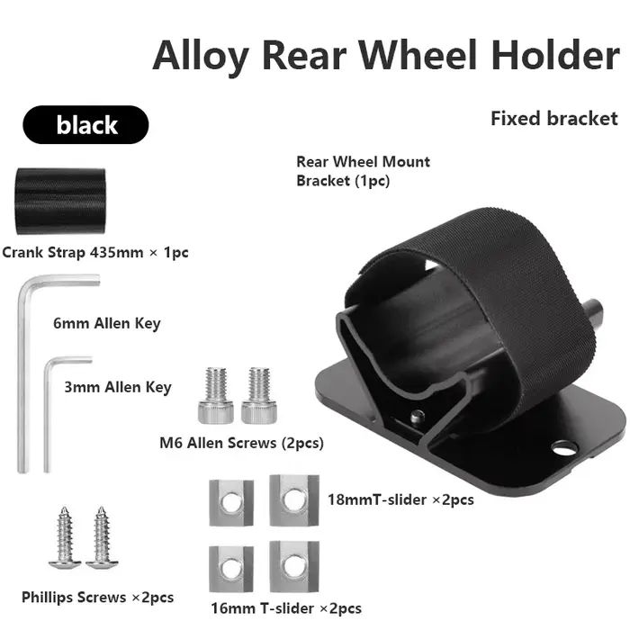 Support de roue arrière de vélo pour toit de voiture