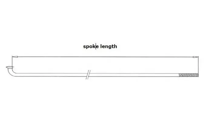 Rayons de roue de vélo en acier, 36 pièces, 14G J Bend, 253mm-294mm