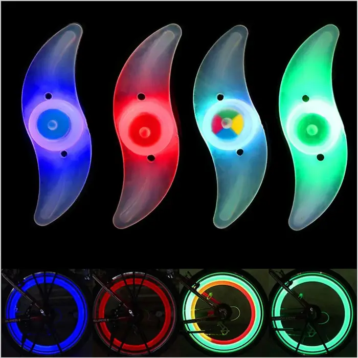 Feu étanche pour rayons de roue de vélo - 3 modes pour la sécurité et la visibilité - Installation f