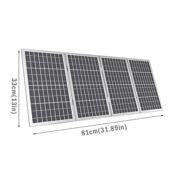 Panneau solaire pliable 800W, cadre durable, portable, conception de plaque solaire 18V pour les act