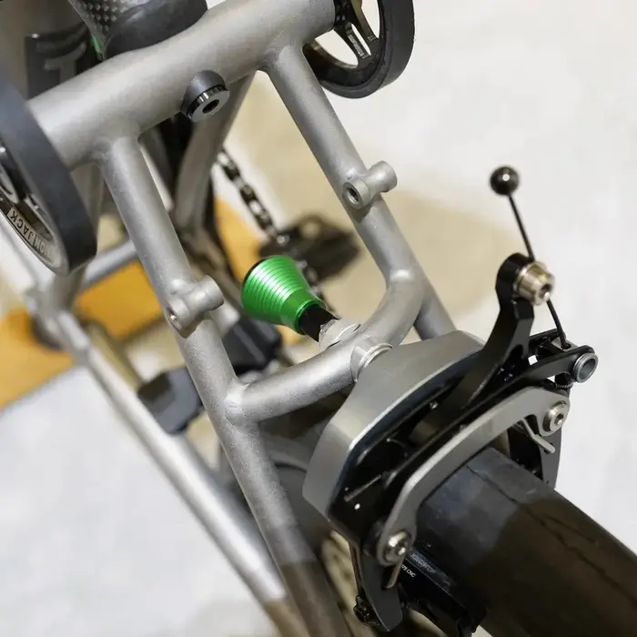 Disque de stationnement pliable Unionjack pour vélo Brompton, universel