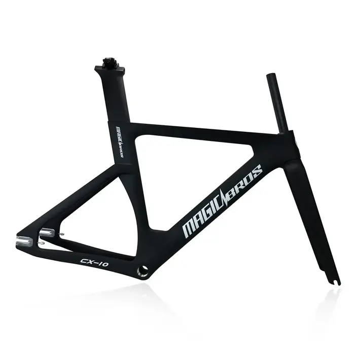 Ultraléger T800 700C course Fixie vélo de route cadre en Fiber de carbone