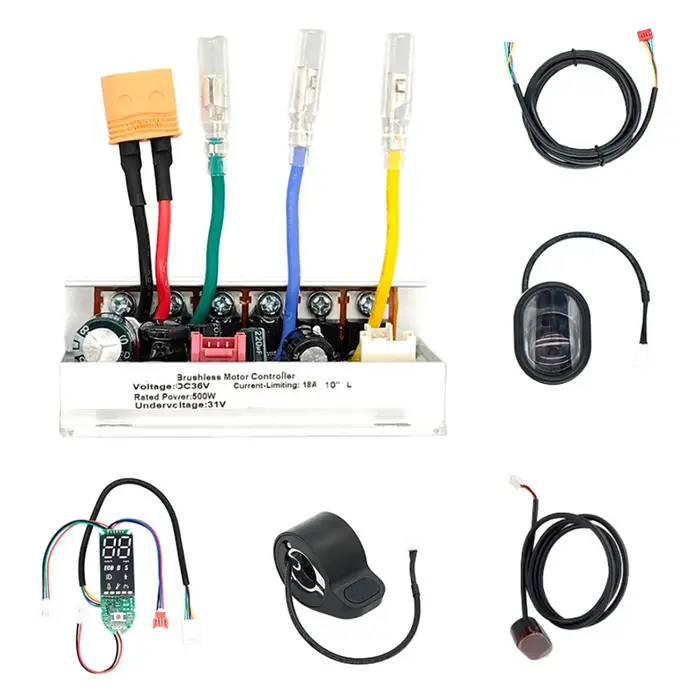 Ensemble de contrôleurs 36V 500W avec affichage LED et accélérateur pour Xiaomi pour M365 conçu pour des performances améliorées du scooter électrique
