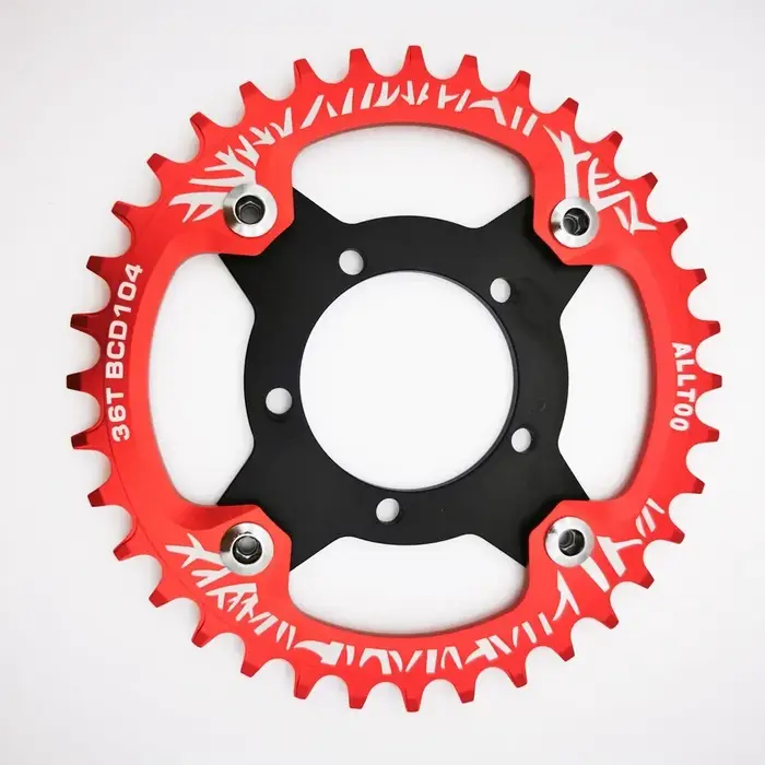 Vélo électrique Ebike 32 34 36 38T plateau + adaptateur pour Bafang BBS01 02