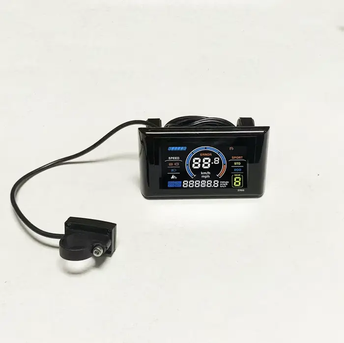 Contrôleur d'onde sinusoïdale de moteur sans balais de vélo électrique 36V 48V 60V 40A 1000W 1500W 2000W avec écran LCD couleur S900 pour Scooter e-mountain