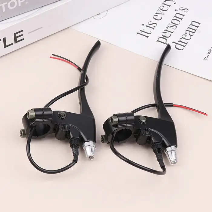 1 paire de leviers de frein arrière de vélo électrique