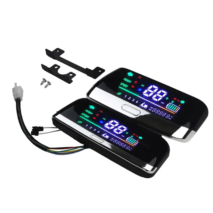 Écran LCD pour vélo électrique, compteur de vitesse, 48-72V