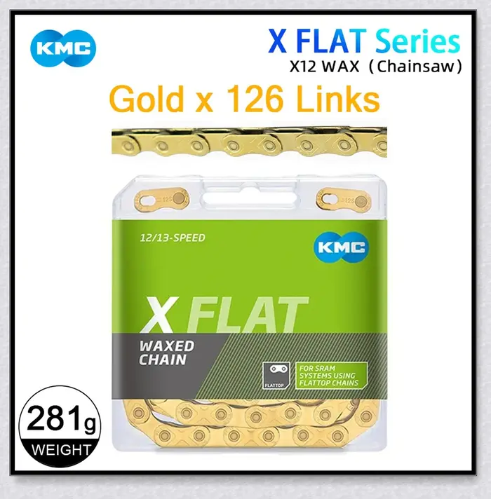 Chaîne VTT KMC X Flat 12S