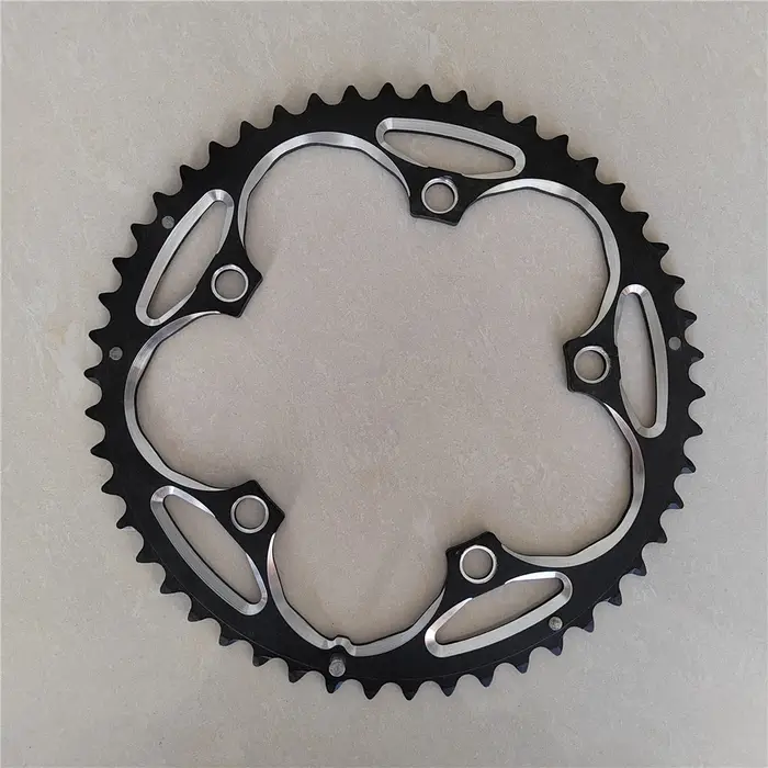Vélos de route 130-74 BCD plateau 50/39/30T Triple vitesse en alliage d'aluminium pliant vélo chaîne roue vtt