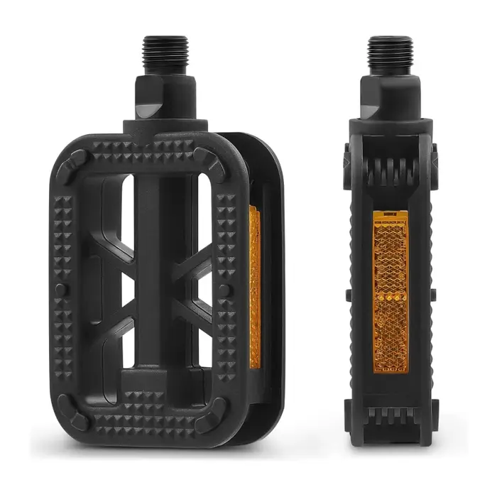 Une paire de pédales de vélo ultralégères à plateforme plate pour VTT, pédales à roulements scellés