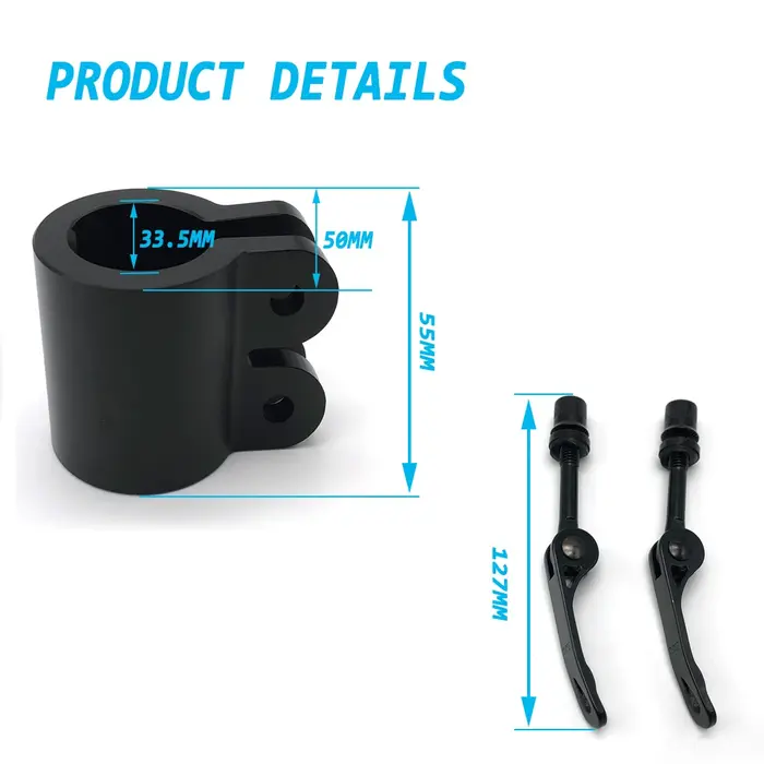 Accessoires de serrage rapide pour trottinette électrique MINIMOTORS Series Dualtron Victor Thunder Spider 2