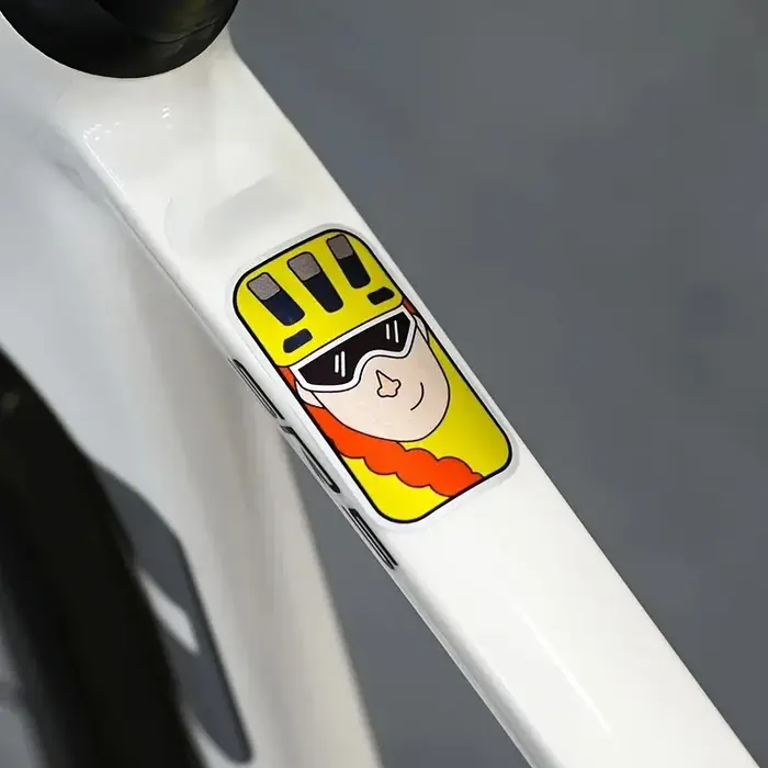 2 autocollants de vélo Tour de France style course pour cadre de vélo de route