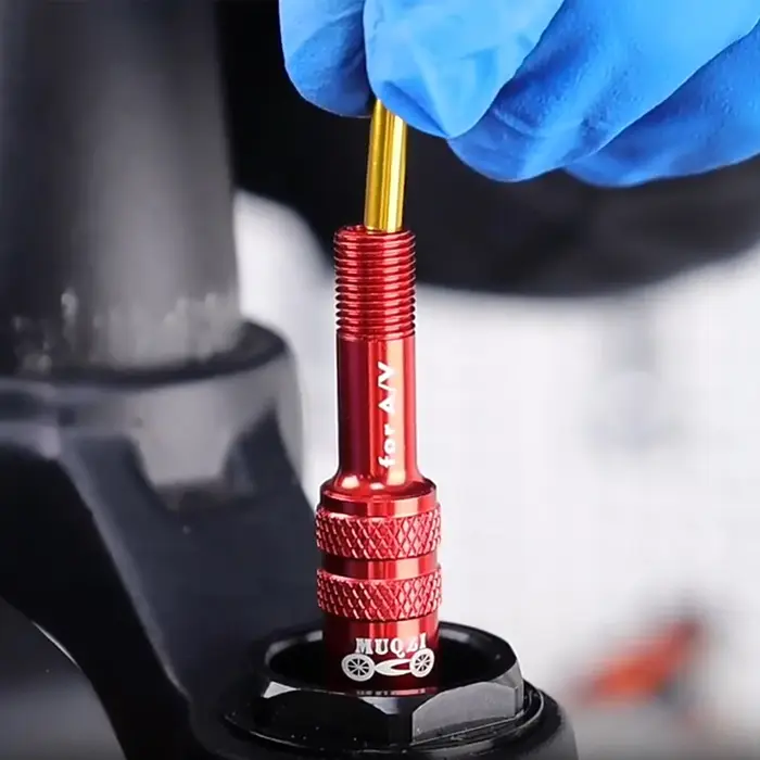 Adaptateur de Valve de fourche avant d'air de vélo
