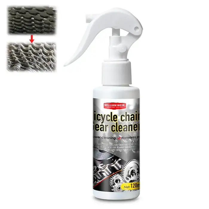 Dégraissant pour chaîne de vélo 120ml, nettoyant pour chaîne de moto, spray de nettoyage pour engren