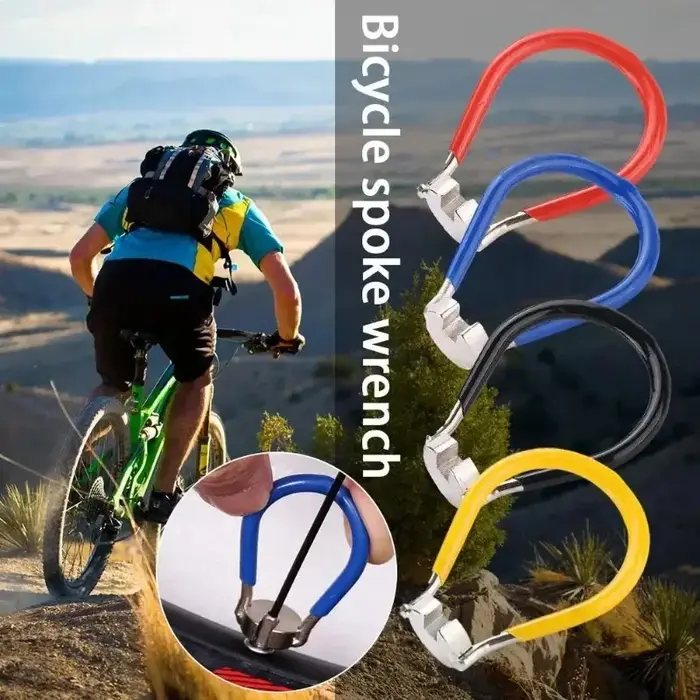 Clé à rayons de vélo, outil de centrage de jante