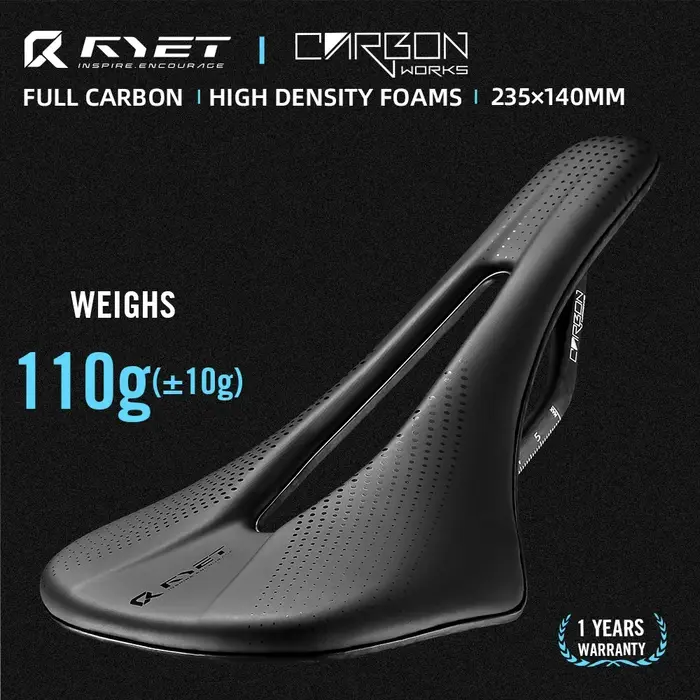 RYET – selle de vélo en carbone imprimée en 3D