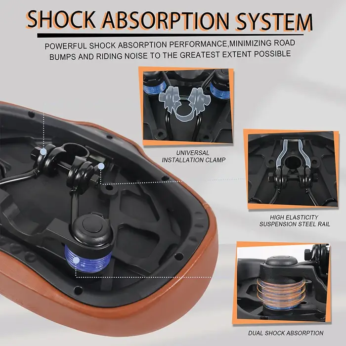 Selle de vélo surdimensionnée BUCKLOS sans embout