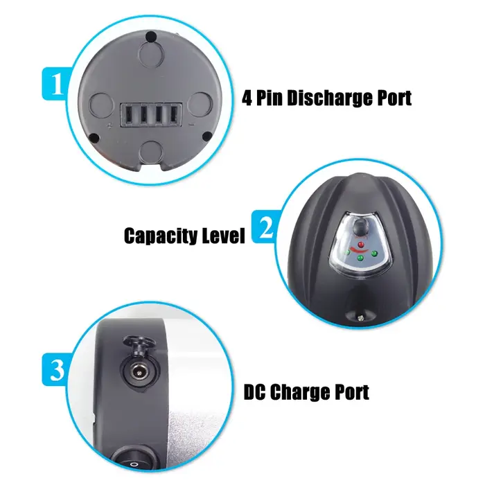 Ancheer-Batterie lithium-ion 36V