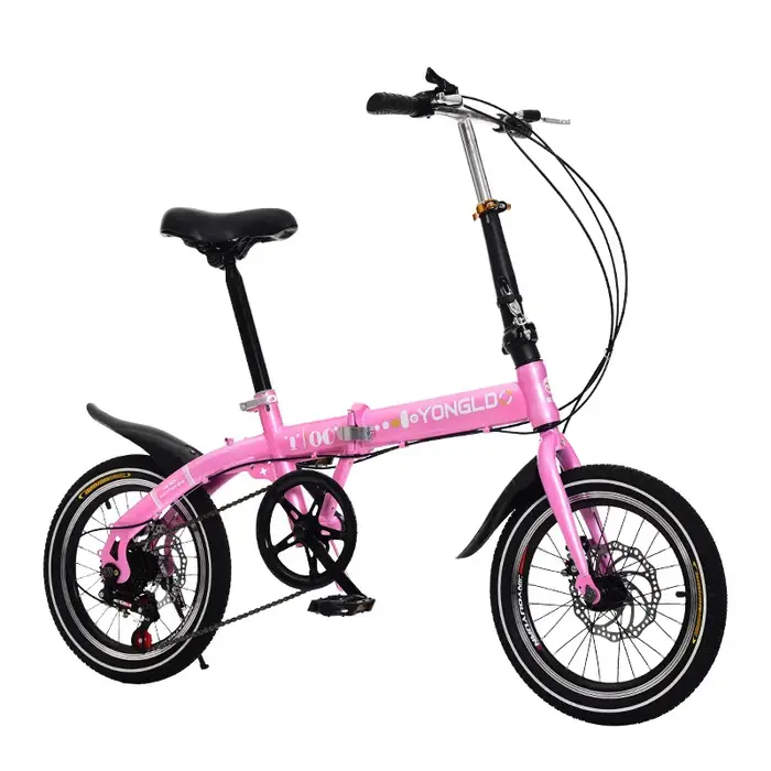 16 20 pouces 7 vitesses cadre en acier au carbone vélo hommes ou femmes léger pliable Cycle un Velo
