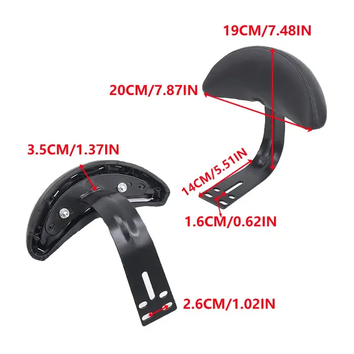 Selle de vélo électrique avec dossier