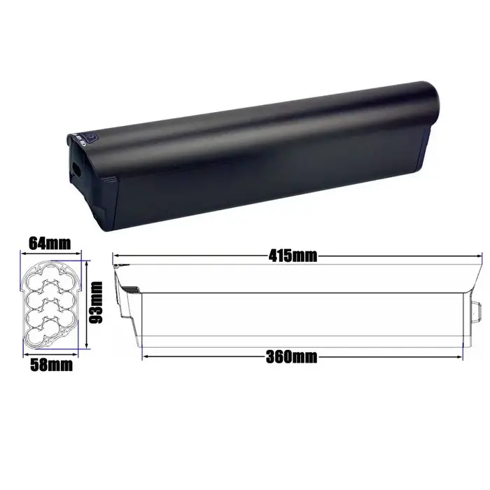 Jasion ebike EB5 Roamer batterie 36V 15.6Ah 48V 10.4Ah 12Ah 14Ah