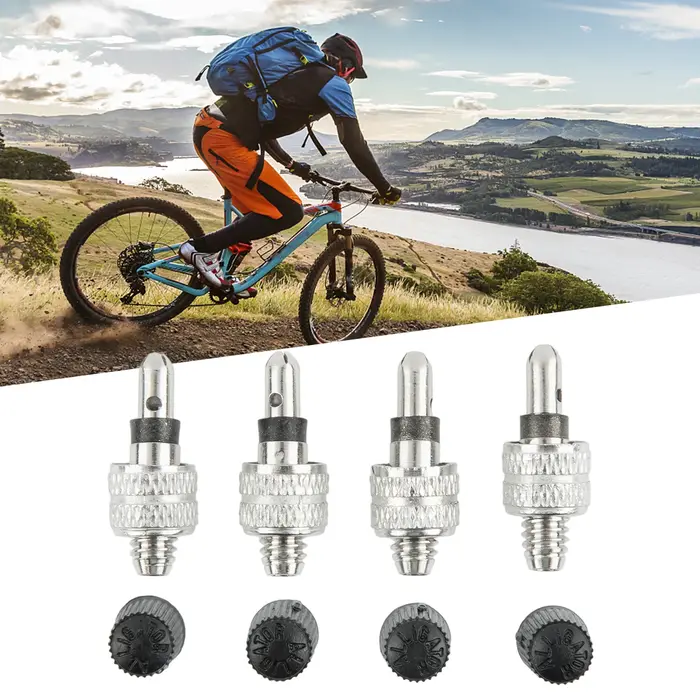 Pièces de cyclisme 4 X Valve de vélo environ 4g