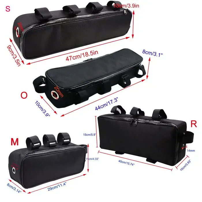 Sac de rangement pour cadre de vélo, taille 27, boîte à outils avant, boîte de rangement pour batterie, VTT, vélo électrique