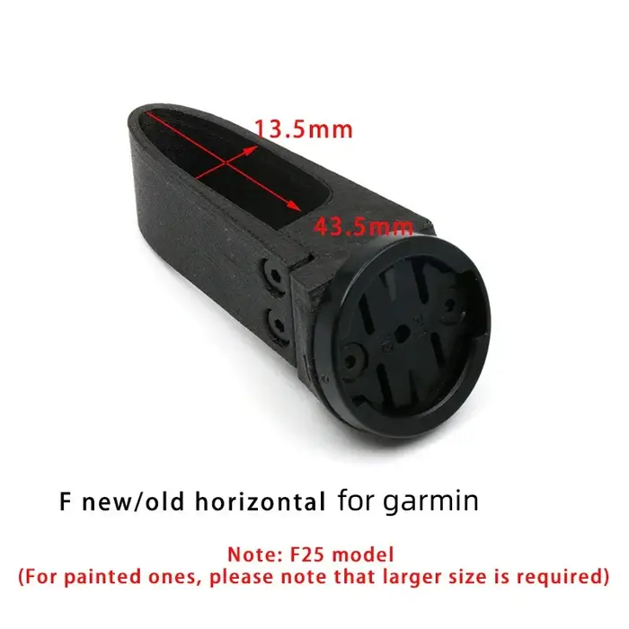 Support de feu arrière de vélo en fibre de carbone imprimé en 3D