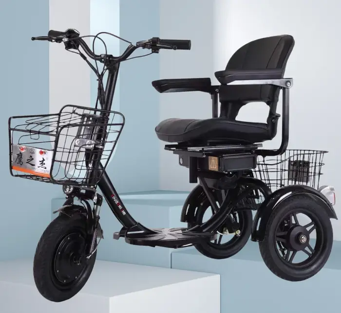 Scooter électrique pliant à double moteur longue portée