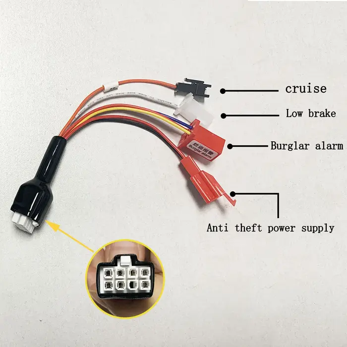 Contrôleur à Onde Sinusoïdale 3 Modes 48V 52V 60V 72V 2000W 2500W 3000W pour Moteur Brushless de Vélo Électrique