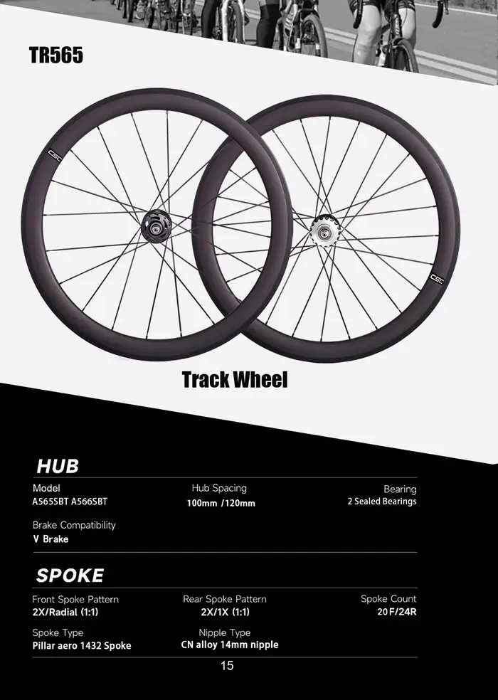 CSC 60mm 25mm de large 700C route vélo piste roues de vélo engrenage fixe carbone roues T800 carbone roues avec bord de freinage en basalte