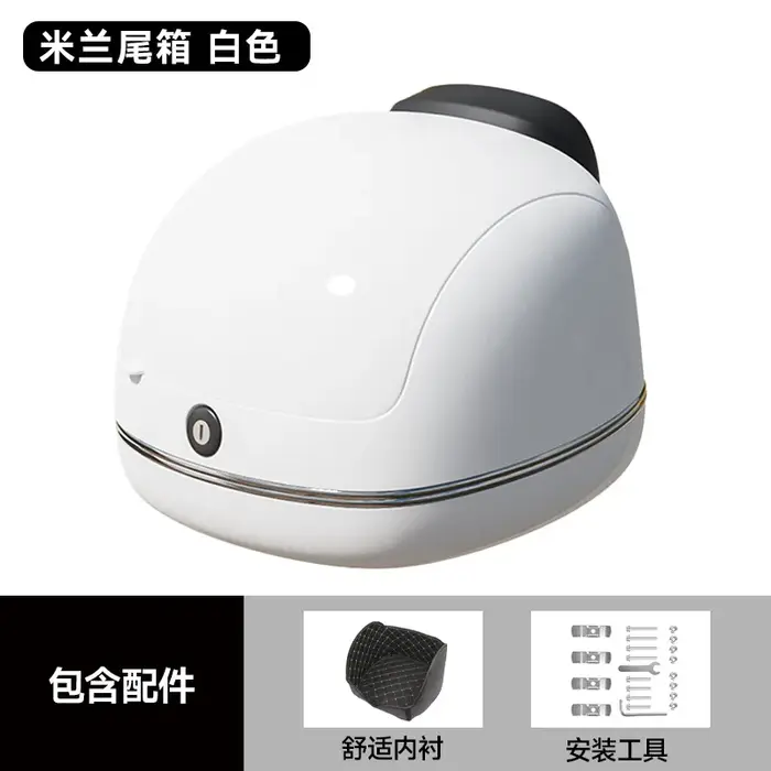 Coffre de rangement arrière universel pour moto et scooter électrique, grande capacité, pour Honda 1