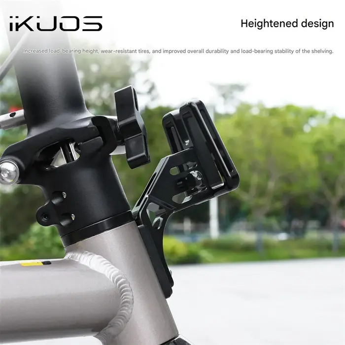 Support de porte-sac intégré KUOS pour vélos pliants Brompton Dahon Java Neo3 – Accessoire de vélo pour augmenter la