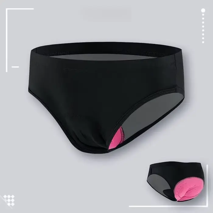 Sous-vêtements de vélo avec coussinet en Silicone respirant évacuant l'humidité