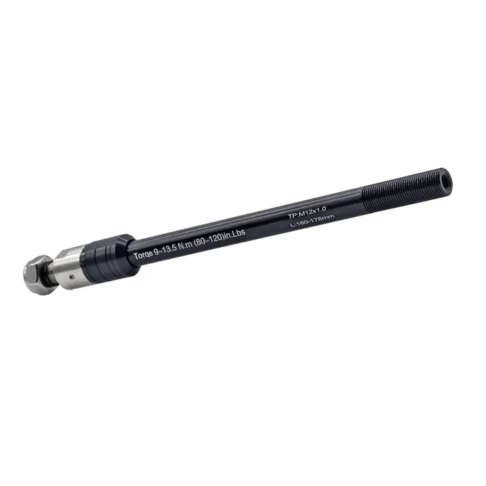 Adaptateur d'axe traversant pour remorque de vélo M12x1.0/1.5/1.75 pour axes arrière de 160-178 mm