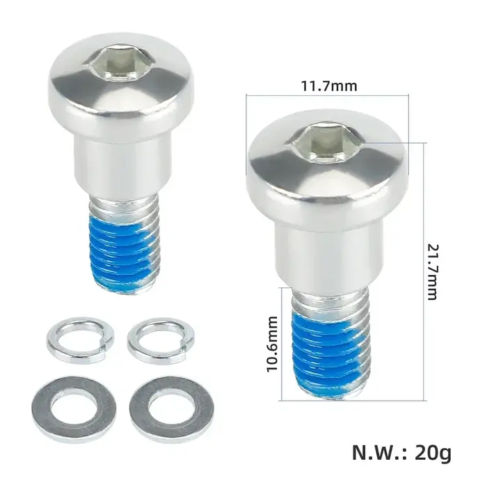 2 1 paire de vis à boulon fixe pour roue arrière de Scooter électrique