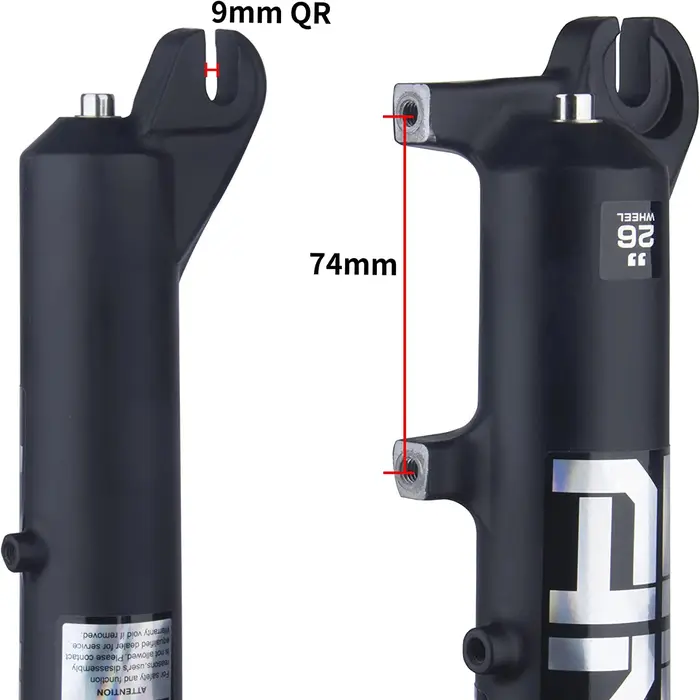 BOLANY fourche de vélo de neige 20/26