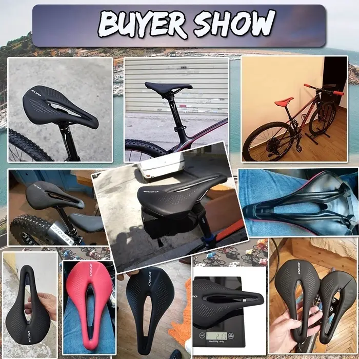Selle EVA selle de vélo creuse selle de vélo de route confortable conception ergonomique selle vtt arc en acier coussin
