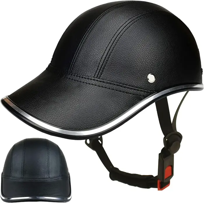 Casque de véloMoto MotocrossBicycle électriqueCasque de sécurité en cuir ABSCasque de sécurité de vé