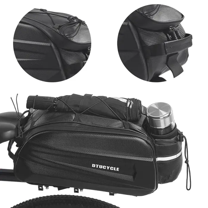 Sac de coffre de vélo grande capacité