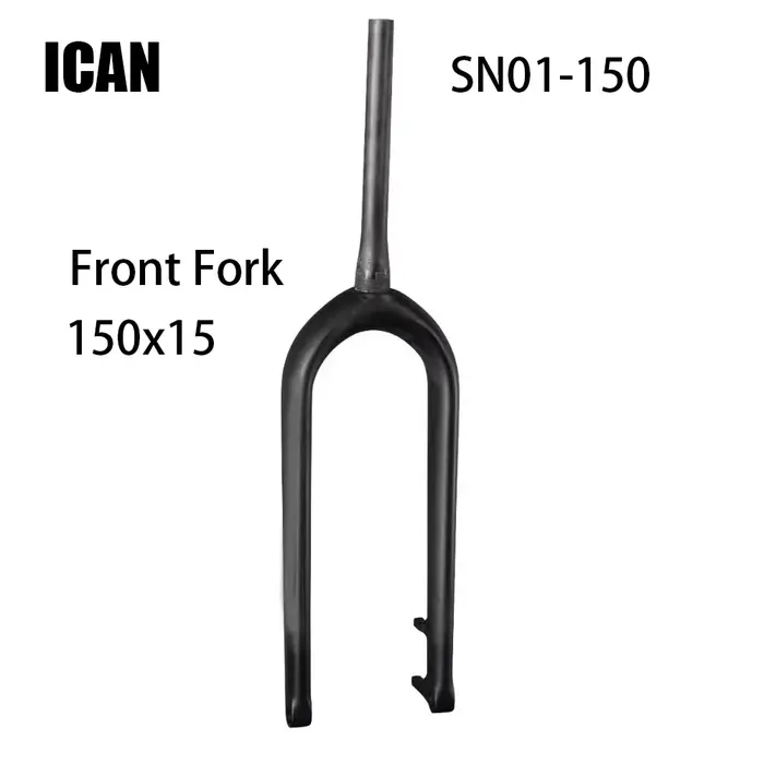 ICAN haute qualité 26er carbone grosse vélo fourche avant 150x15 neige