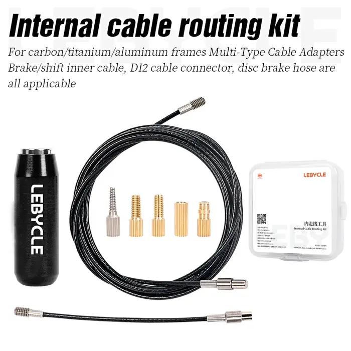 LEBYCLE Kit de routage de câbles internes de vélo de route pour cadres